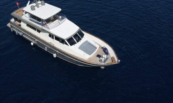 26m motor yacht for charter in Bodrum, Turkey