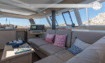 Comfortable lounge Catamaran Fountaine Pajot Astrea 42Athens-Greece