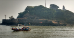 Excursión perfecta de un día en lancha rápida al fuerte de Khandari , Alibag, India