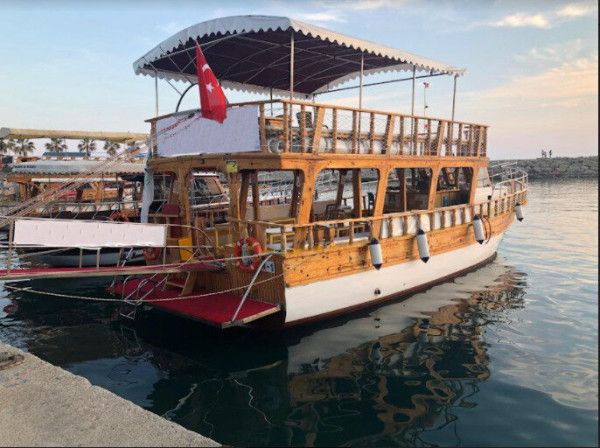 Gulet Turcja 1993 Specjalna karta drewna w Manavgat, Antalya, Turcja