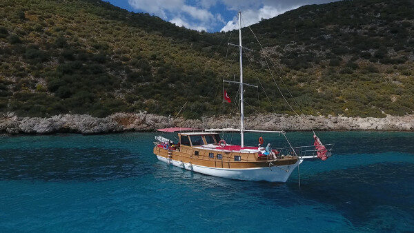WoodenSchooner  Special Sea Bella Junior Day tour Charter in Antalya, Kaş, Kalkan, Turkey