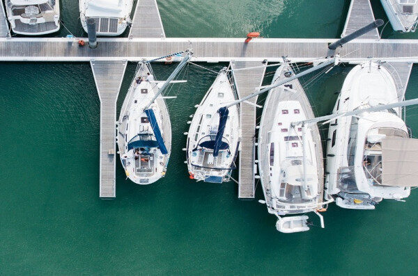 Marine dock-pontoon supplies and installation for marinas, ports, hotels