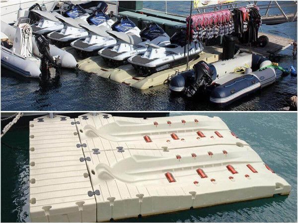 Drive-on-Dock/Jetports-Zubehör und Installation für Boote, Jetskis und Jetcars