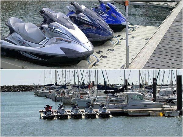 Drive-on-Dock/Jetports-Zubehör und Installation für Boote, Jetskis und Jetcars