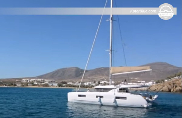 Weekly cruise charter catamaran lagoon in Piso Livadi, Greece