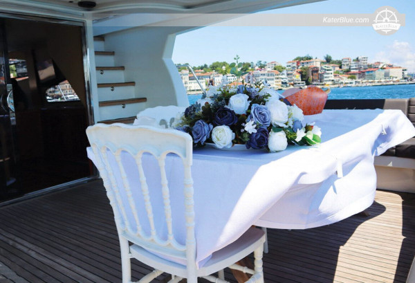 Modern hourly cruise on a Motor yacht in Istanbul, Turkey