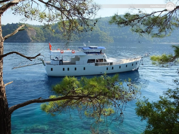 Charter with 25m 6cabin Luxury Trawler in Fethiye