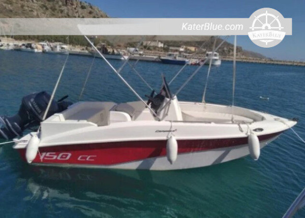 Full Day on Motor Boat Compass 150CC Sailing Experience high-season in Chania, Greece