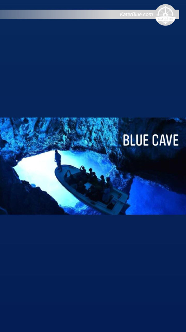 Experience the Blue Cave Tour on a motorboat in Bol, Croatia