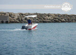 Full Day on Motor Boat Compass 150CC Sailing Experience high-season in Chania, Greece