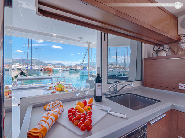 Charter in Split, Croatia on comfortable catamaran