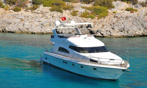Ideal motor yacht for Blue cruise charter in Bodrum, Turkey