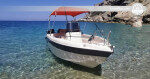 Delightful 8 hours Sailing Tour with superb Motor Boat in Ag. Pelagia, Greece