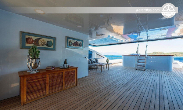 Luksusowy jacht motorowy z 6 kabinami na rejs Blue Voyage w Gocek w Turcji