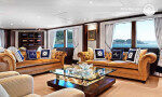 40m motor boat charter with 5 luxury cabins in Bodrum, Turkey