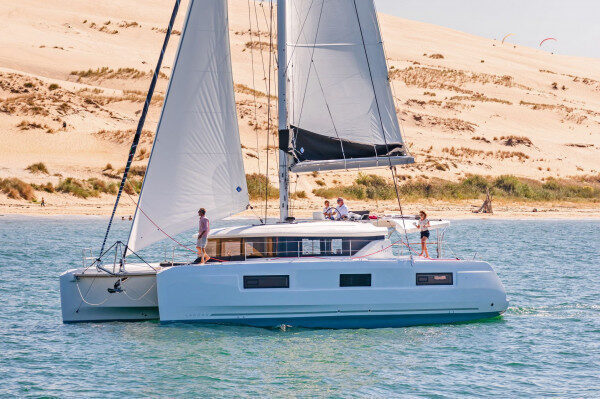 Easy and Performing Sailing of Catamaran for Charter in Athina, Greece
