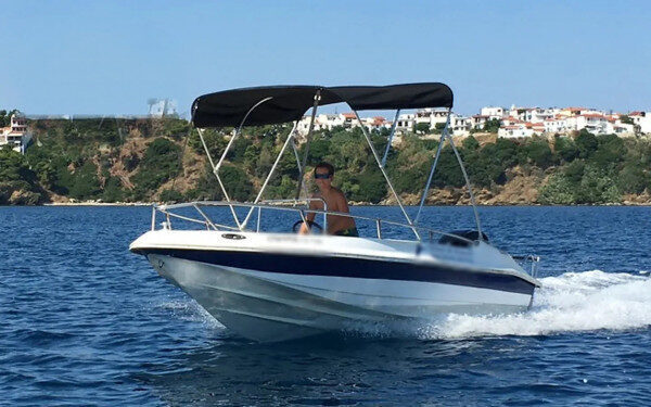 Beautiful Motor Boat with Lots of Funs Asking Only for Experience in Skiathos, Greece