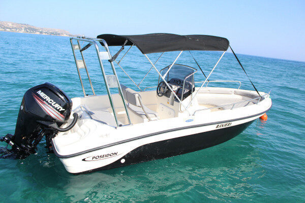 Our Largest Motorboat and Accomodates Up To 7 People for Water Adventure in Rhodes, Greece