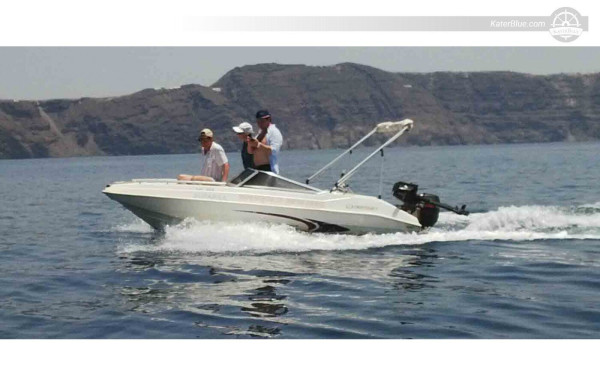 Long Speedboat with Comfortable Back Seats for Cruising Experience in Vlichada, Greece
