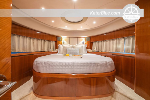 Half-Full Day in High Season With Stunning Example of The Princess Motor Yachts M Models-Experience in Ornos, Greece