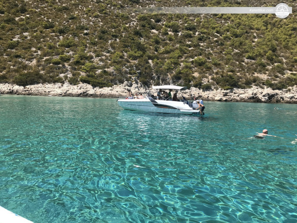 Spend the day in sea on a motor yacht around Trogir, Croatia