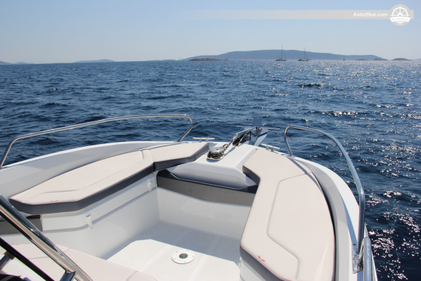 Morning voyage around Blue Lagoon & Trogir on motor yacht in Croatia.