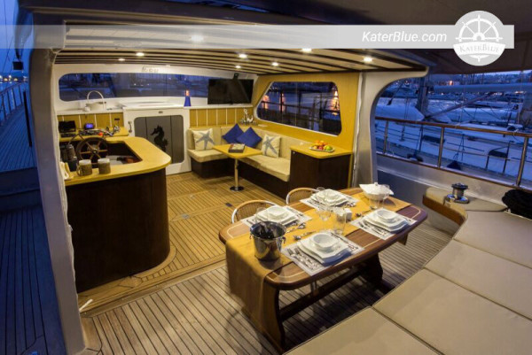 18m long gullet charter in Bodrum, Turkey for 4 guests