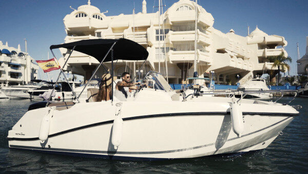 Breathtaking 3 Hour Sailing trip with a perfect Motor boat in Málaga, Spain