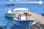Yunanistan'ın Skiathos kentinde sürmek için Rahat Bir Alana Sahip Daha Büyük Motorlu Teknelerimizden Biri