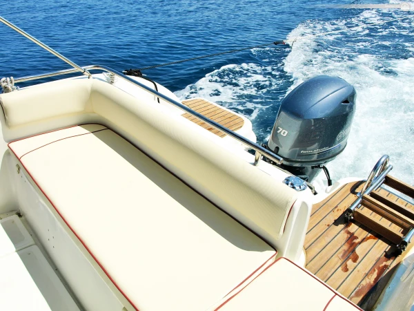 Style, Comfort and Safety Motor Boat Allegra for Cruising Experience in Opatija, Croatia