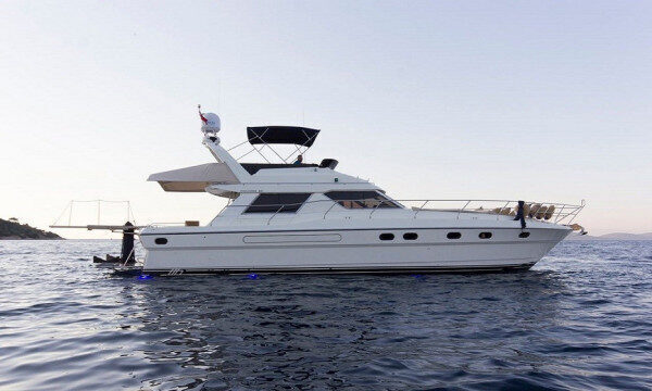 18m motor yacht charter in Bodrum, Turkey