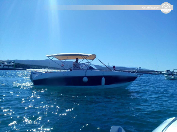 A Modern Style of Motorboat for Water Adventure in Krk Istria, Croatia