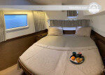Impressive cruise elegant catamaran Drapetsona-Greece