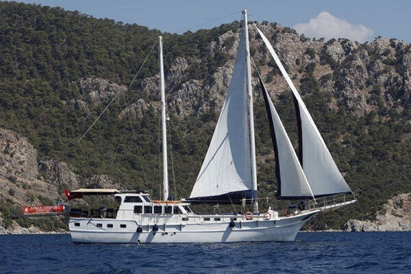 8 cabins gullet offer Blue voyage for 16 guests Marmaris-Turkey