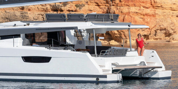 6 cabin Luxury catamaran Fountaine Pajot Elba 45 Athens-Greece
