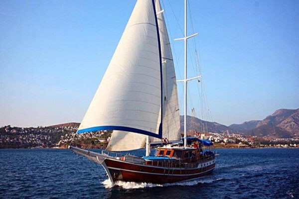 31m gullet is ready for Blue cruise including service boat Bodrum-Turkey