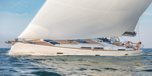 10 accommodated 4 cabins Hanse 458 sailing yacht Athens-Greece