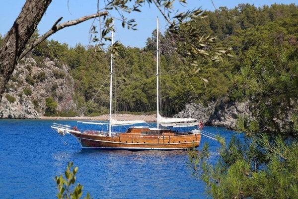 30m gullet provides Blue cruise for affordable budget Marmaris-Turkey