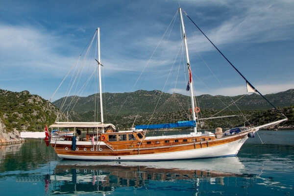 9 cabins gullet available for unforgettable cruising Fethiye-Turkey
