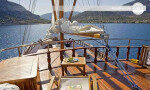 One day cruising tour wooden sailing yacht Alimos, Greece