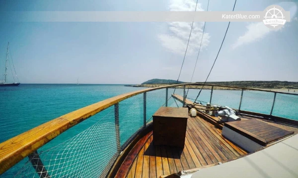 Ontdek de meest schitterende blauwe zee bij Astypalea, Griekenland.