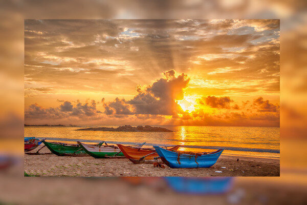 Experience the sunset in Batticaloa-Sri Lanka