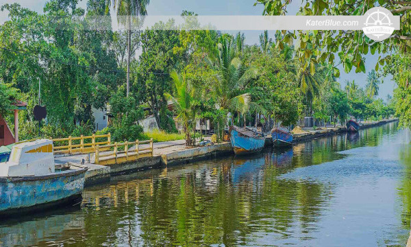Enjoy the sunset at Negombo lagoon-Sri Lanka.