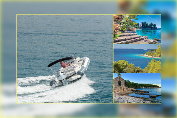 Find beauty of Brac &amp; Solta coastline in Trogir-Croatia