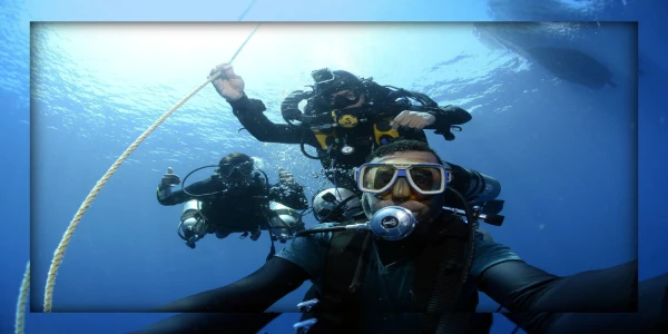 Unique blue water scuba diving in Mount Lavinia-Sri Lanka