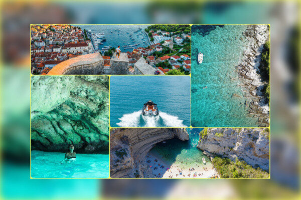 Discover marvels of five islands around Trogir-Croatia
