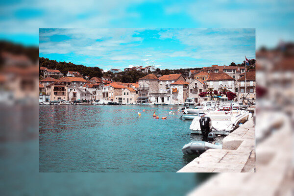 Discover the wonders of turquoise waters Trogir-Croatia