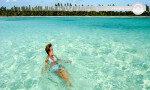 Swimming in Saona And The Natural Pool Palmillas Dominican Republic
