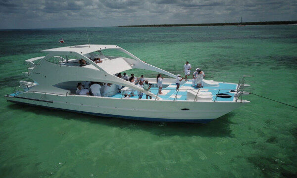 Daily private trip in motor catamaran Bayahibe, Dominican Republic