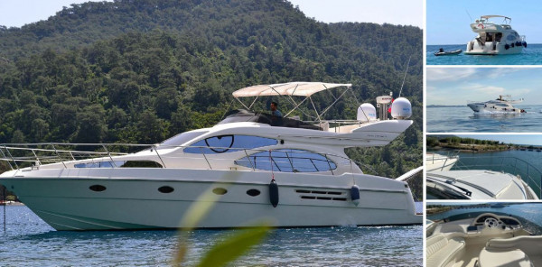 Motor Yacht Charter Azimut 46 in Durres, Albania 